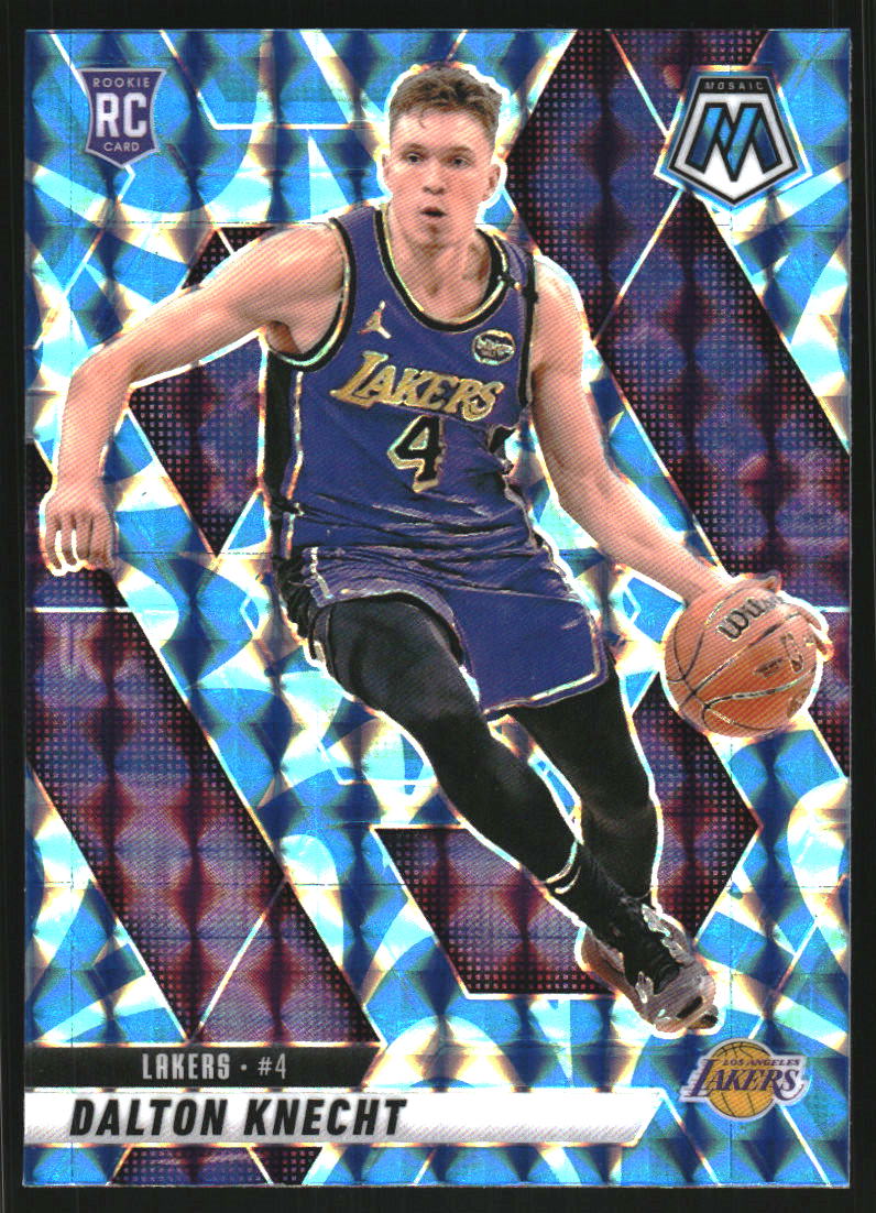 2024-25 Panini Mosaic Mosaic Reactive Blue #238 Dalton Knecht