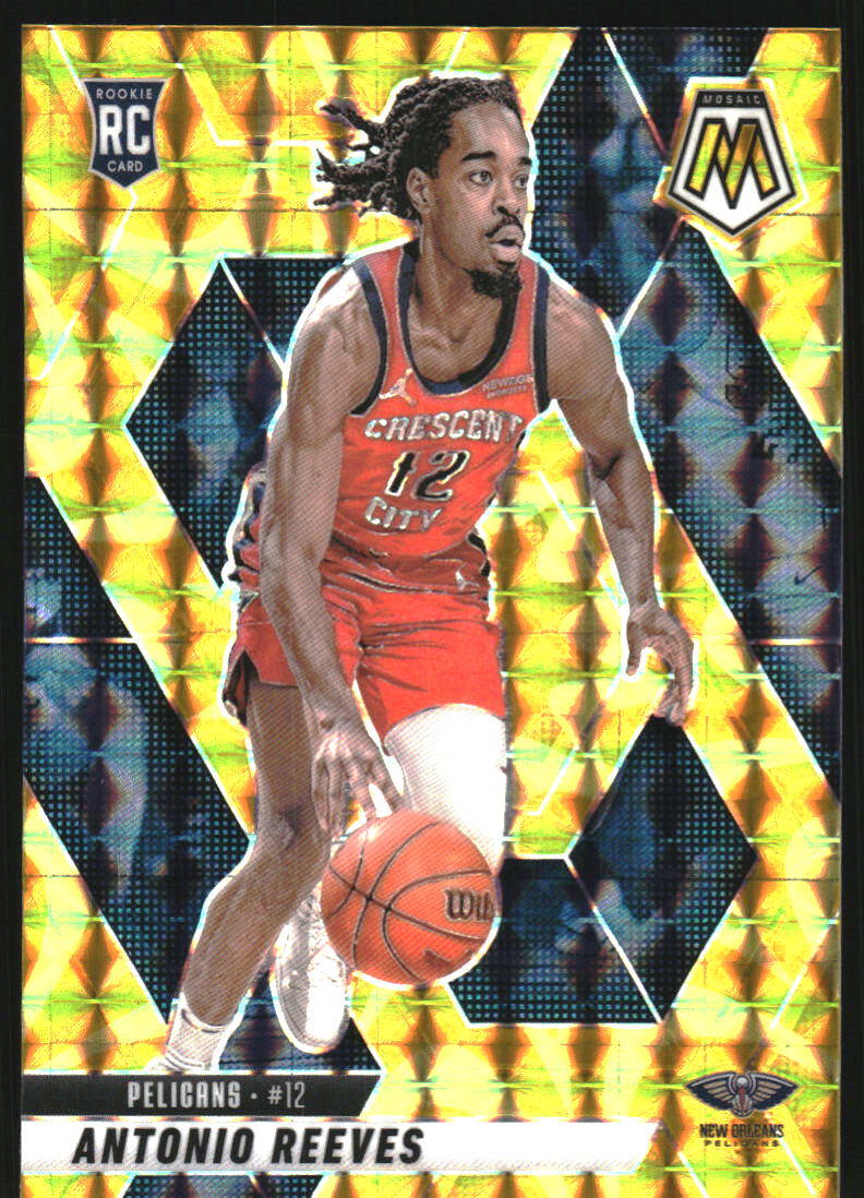 2024-25 Panini Mosaic Mosaic Reactive Yellow #237 Antonio Reeves