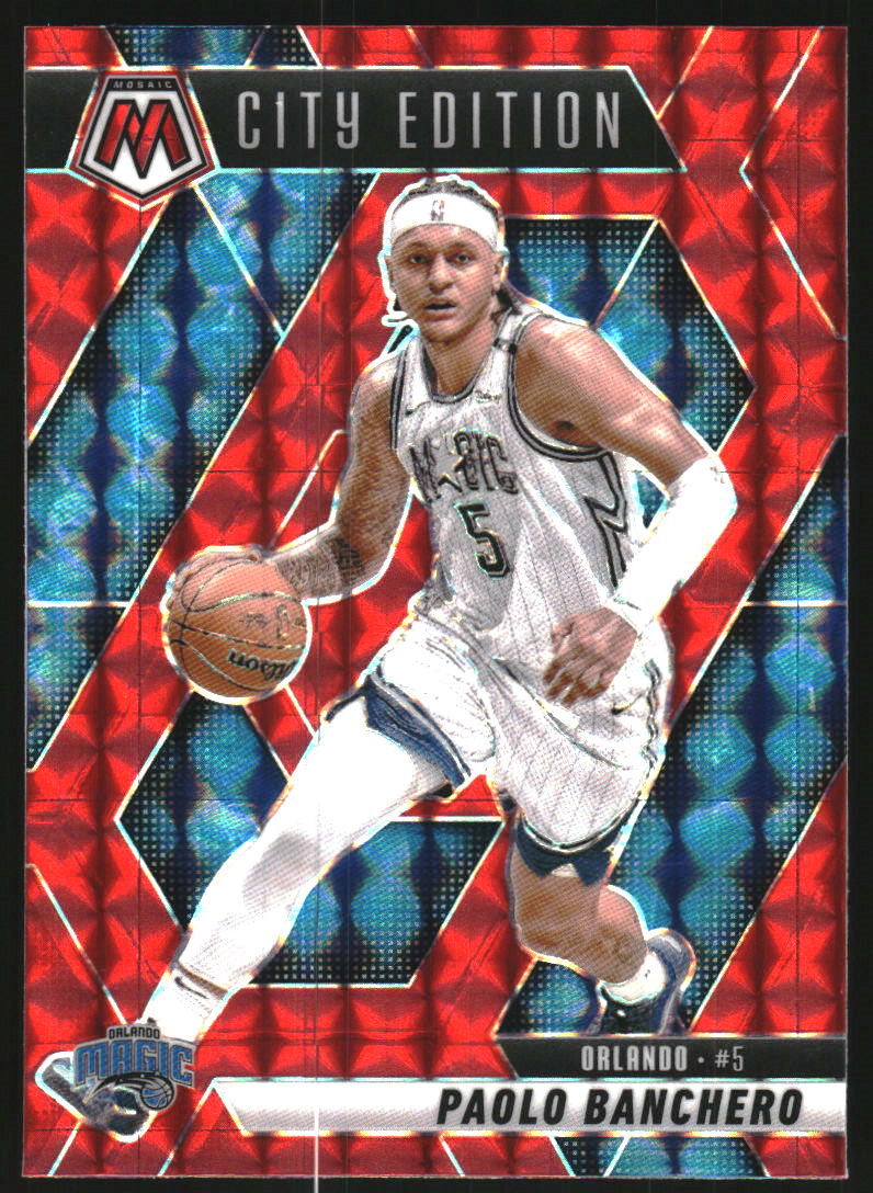 2024-25 Panini Mosaic Mosaic Red #283 Paolo Banchero /City Edition