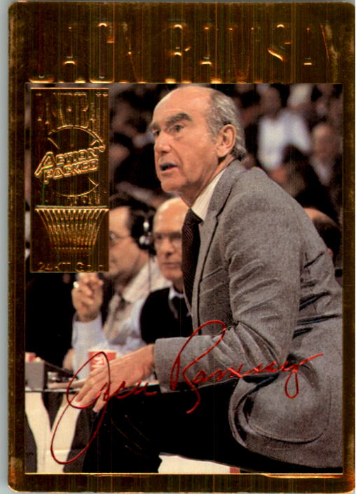 1995 Action Packed Hall of Fame 24K Gold #15 Jack Ramsay