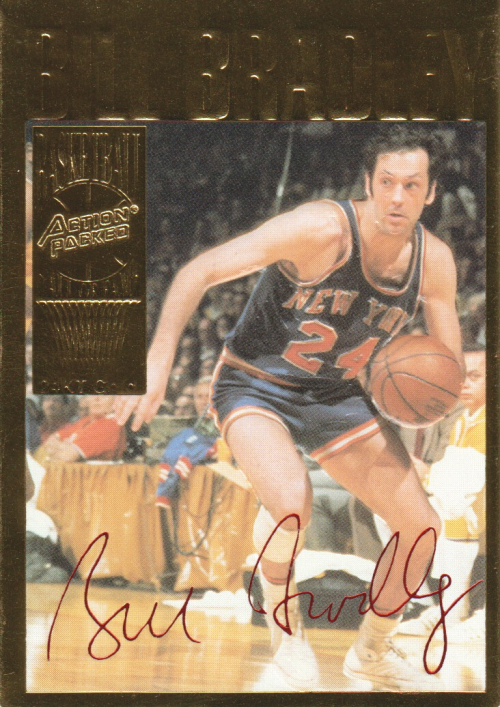 1995 Action Packed Hall of Fame 24K Gold #30 Bill Bradley
