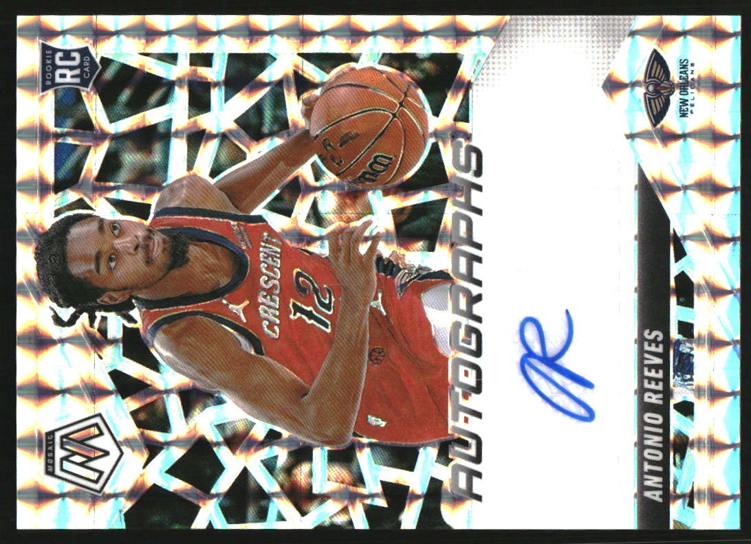 2024-25 Panini Mosaic Rookie Autographs Mosaic #25 Antonio Reeves
