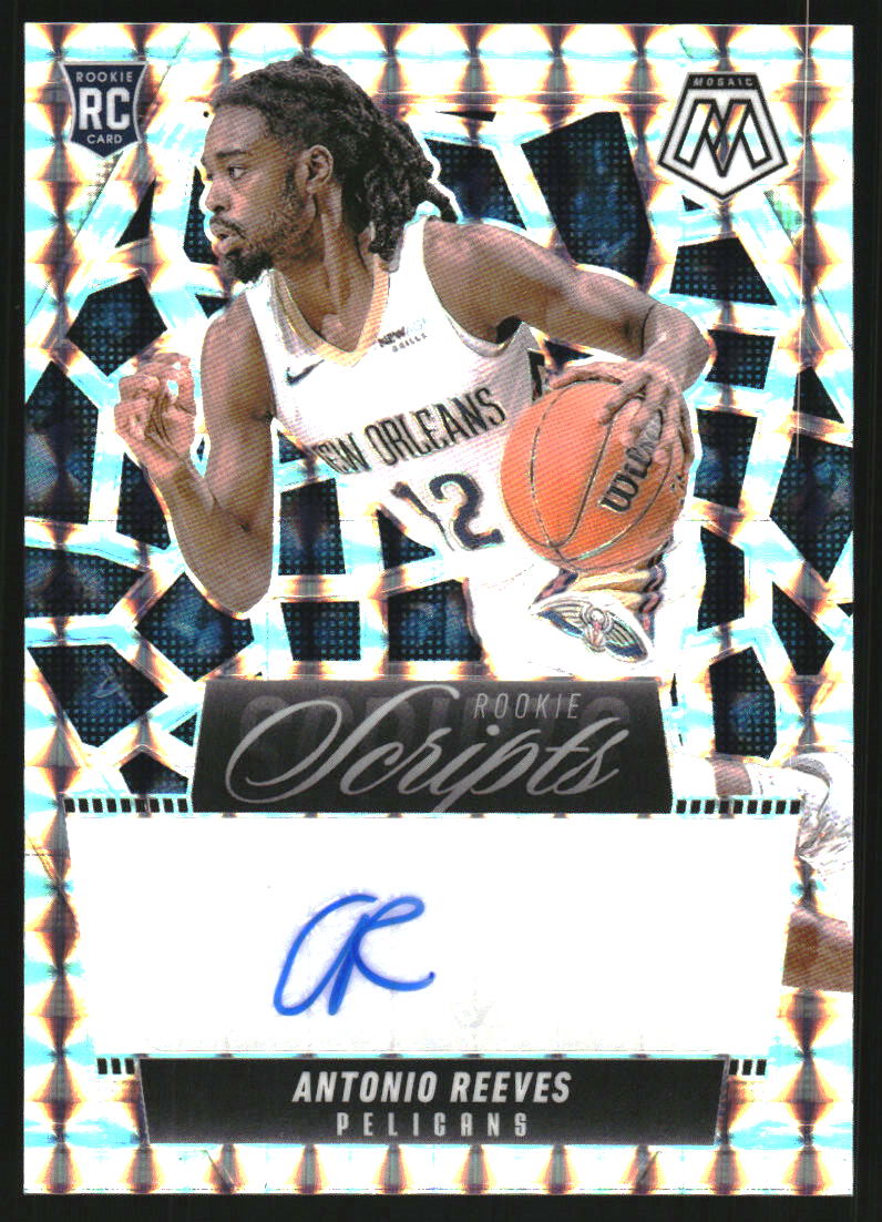2024-25 Panini Mosaic Rookie Scripts #23 Antonio Reeves Auto