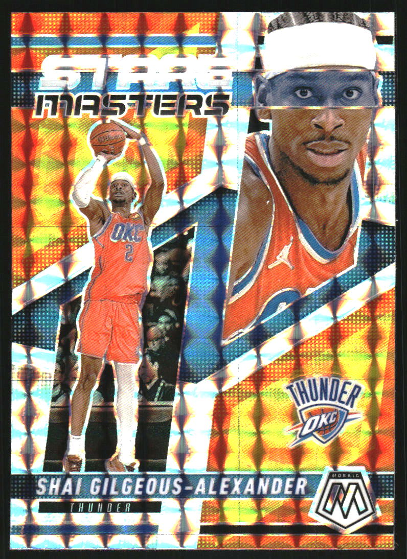 2024-25 Panini Mosaic Stare Masters Mosaic #2 Shai Gilgeous-Alexander