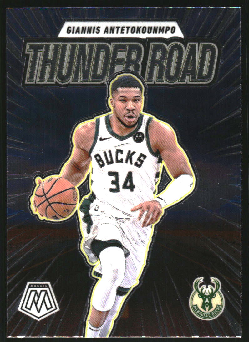 2024-25 Panini Mosaic Thunder Road #9 Giannis Antetokounmpo on