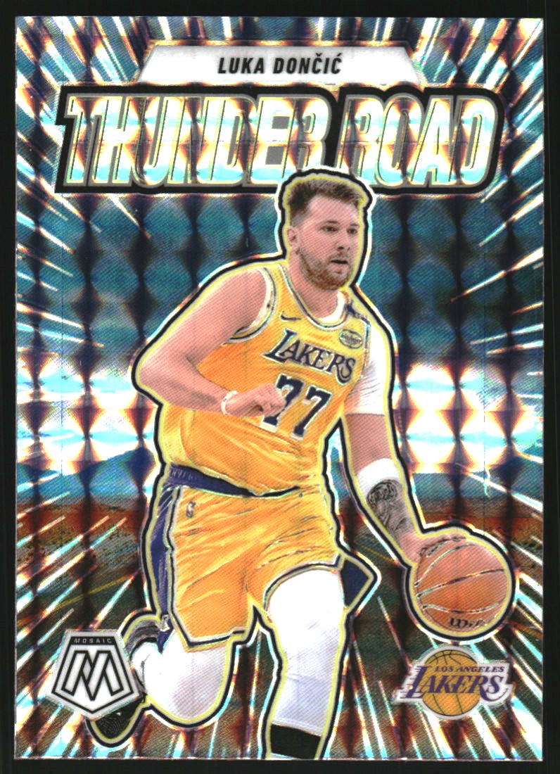 2024-25 Panini Mosaic Thunder Road Mosaic #1 Luka Doncic