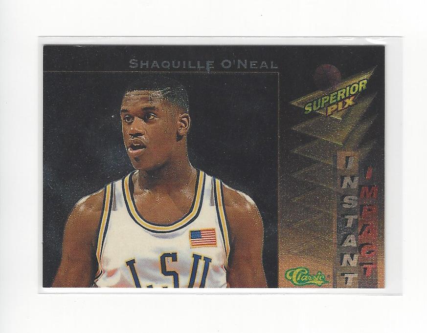 1995 Superior Pix Instant Impact #1 Shaquille O'Neal