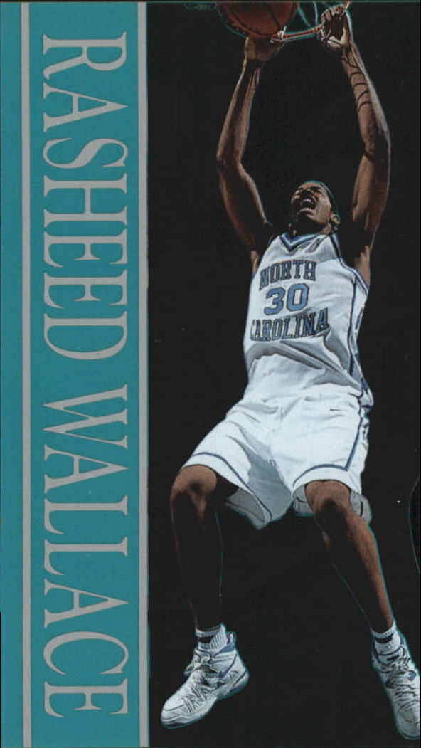 1995 Classic Clear Cuts #CCH3 Rasheed Wallace