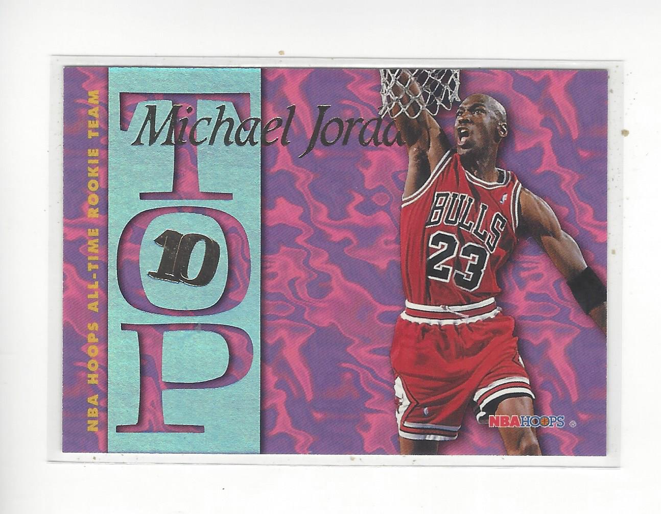 1995-96 Hoops Top Ten #AR7 Michael Jordan