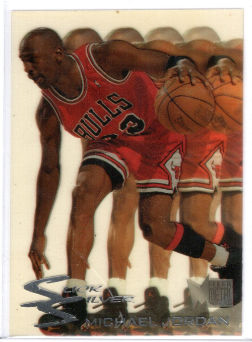 1995-96 l Slick Silver マイケルジョーダン 1995-96 Metal Slick Silver #3 Michael Jordan - - Clear