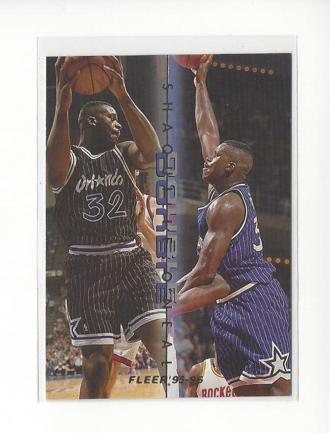 1995-96 Fleer Double Doubles #10 Shaquille O'Neal