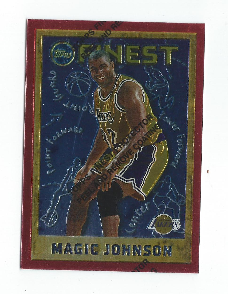 1995-96 Finest #252 Magic Johnson