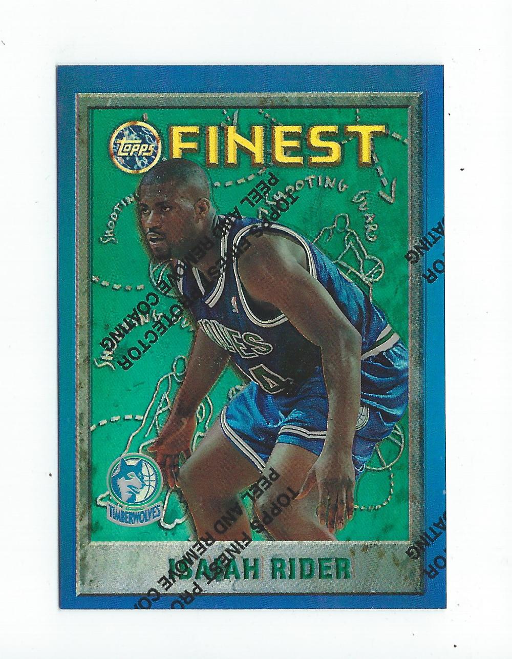 1995-96 Finest Refractors #45 Isaiah Rider