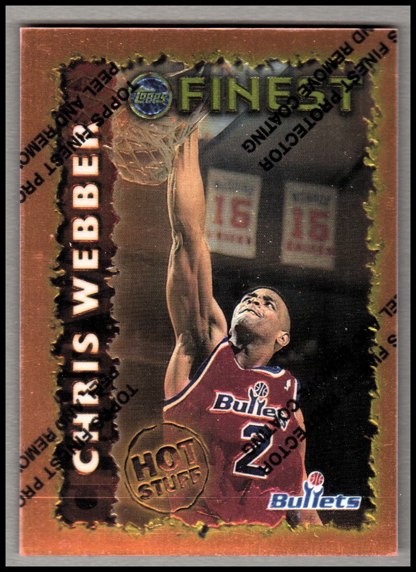 1995-96 Finest Hot Stuff #HS13 Chris Webber