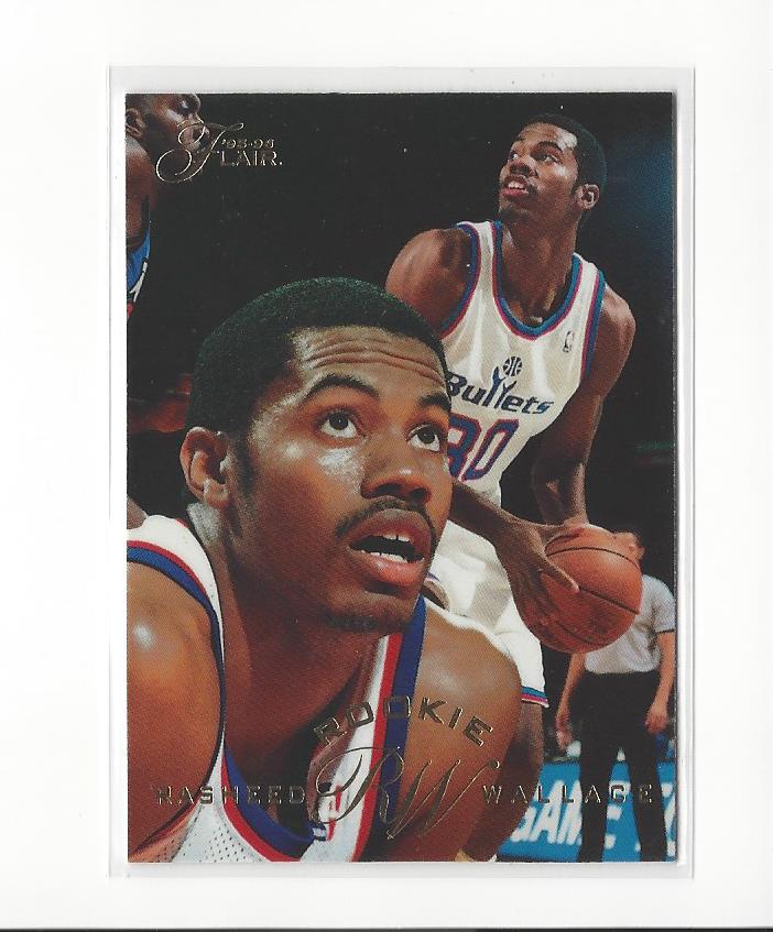 1995-96 Flair #225 Rasheed Wallace RC