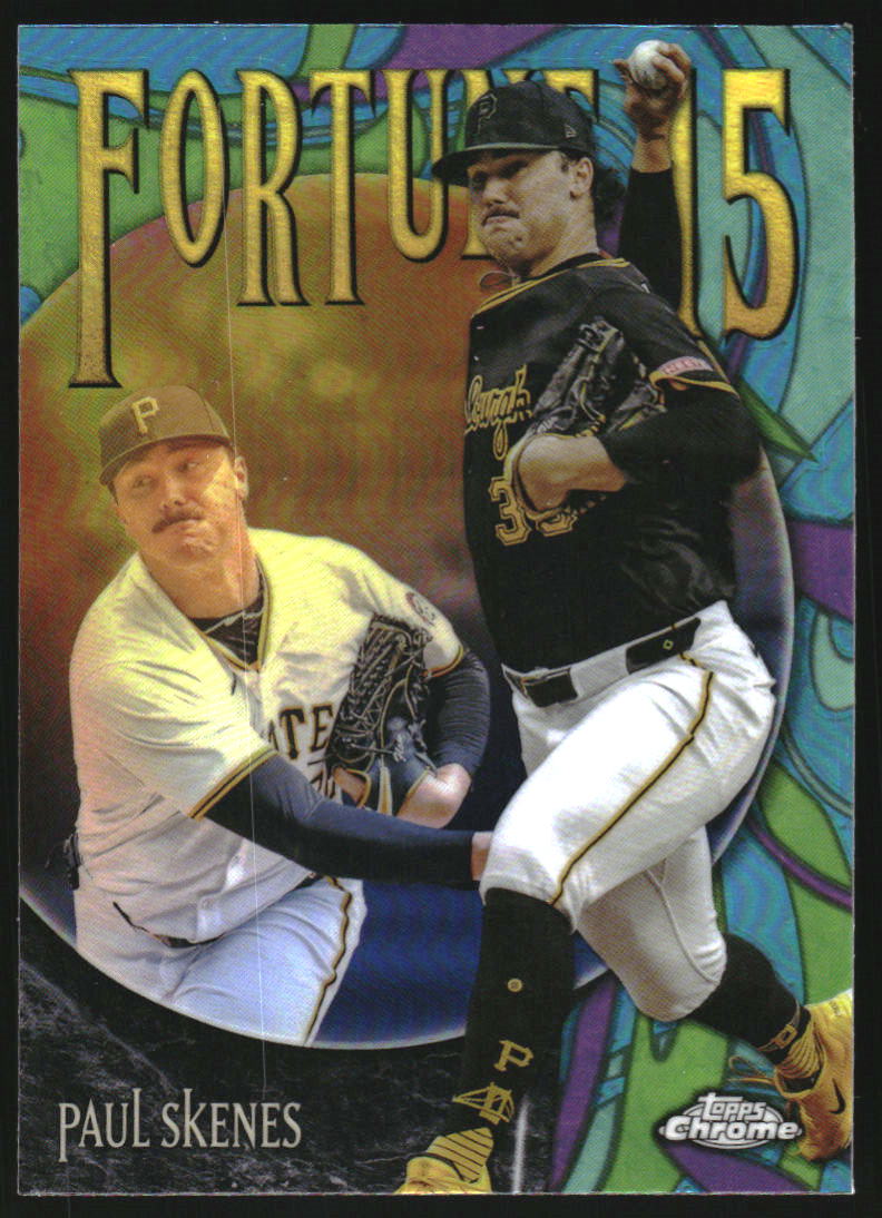 2025 Topps Chrome Fortune 15 #F158 Paul Skenes
