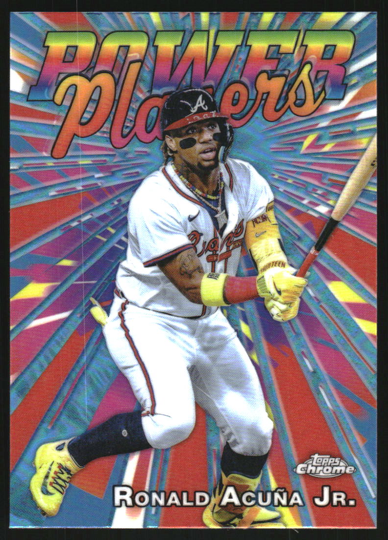 2023 Topps Chrome Platinum Anniversary #198 Ronald Acuna Jr. on