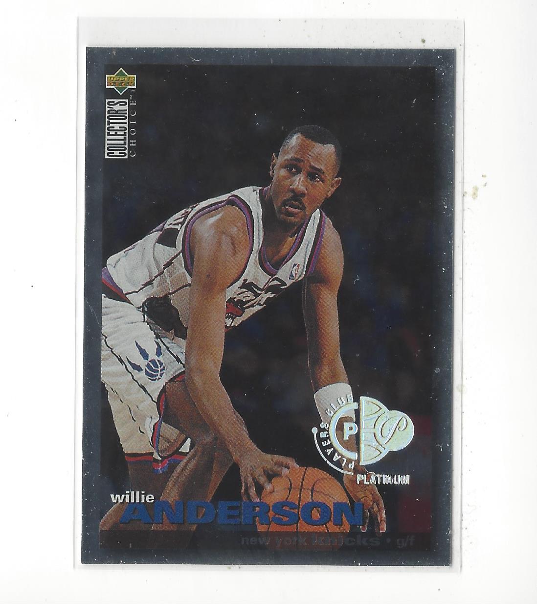 1995-96 Collector's Choice Debut Trade Player's Club Platinum #T21 Willie Anderson
