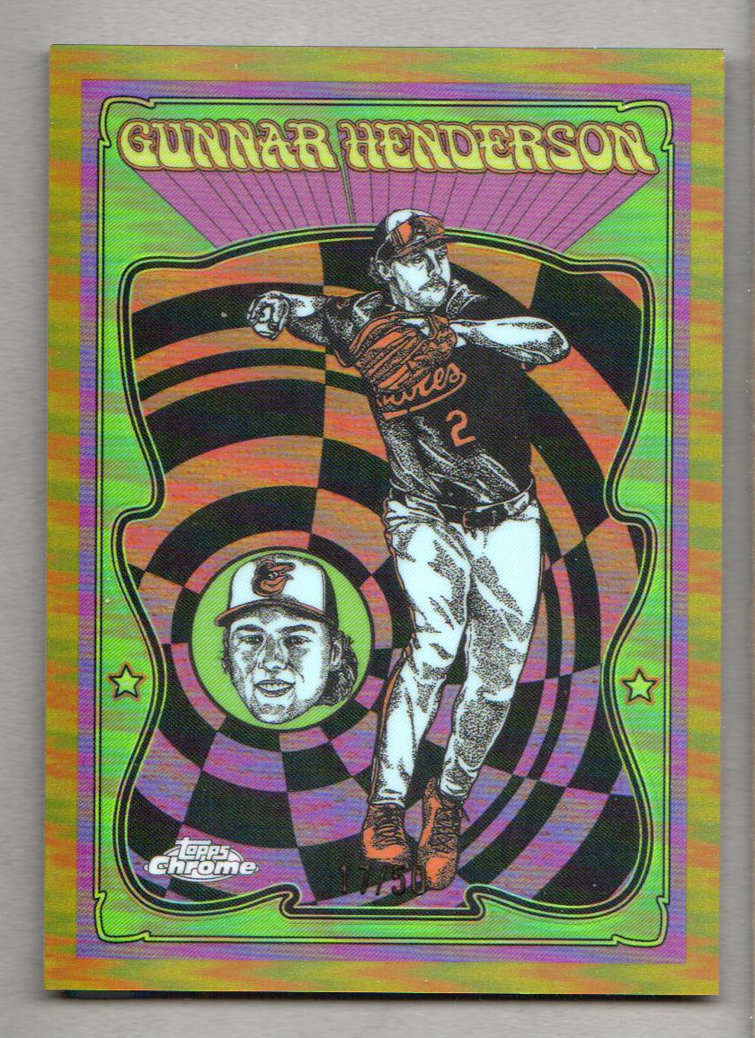 2025 Topps Chrome Ultra Violet All-Stars Gold Refractors #UV5 Gunnar Henderson