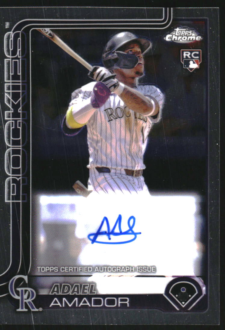 2025 Topps Chrome Rookie Autographs #RAAA Adael Amador Auto