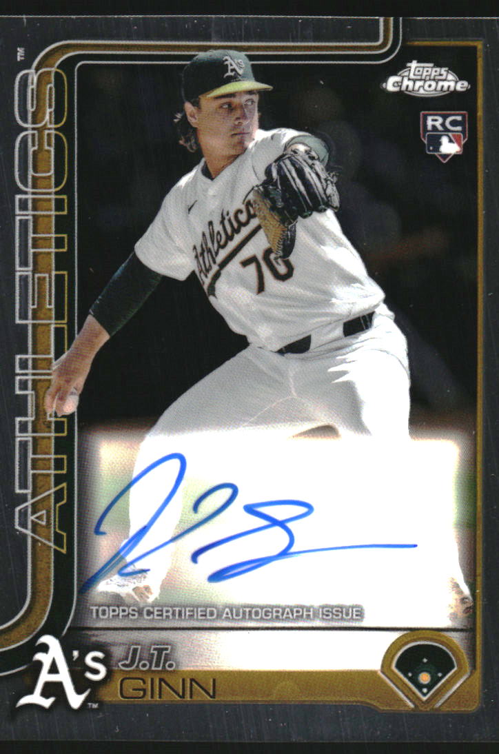 2025 Topps Chrome Rookie Autographs #RAJTG J.T. Ginn Auto