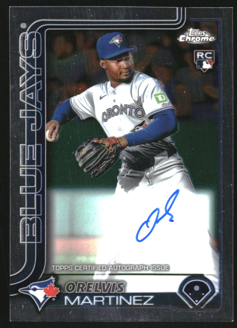 2025 Topps Chrome Rookie Autographs #RAOM Orelvis Martinez Auto
