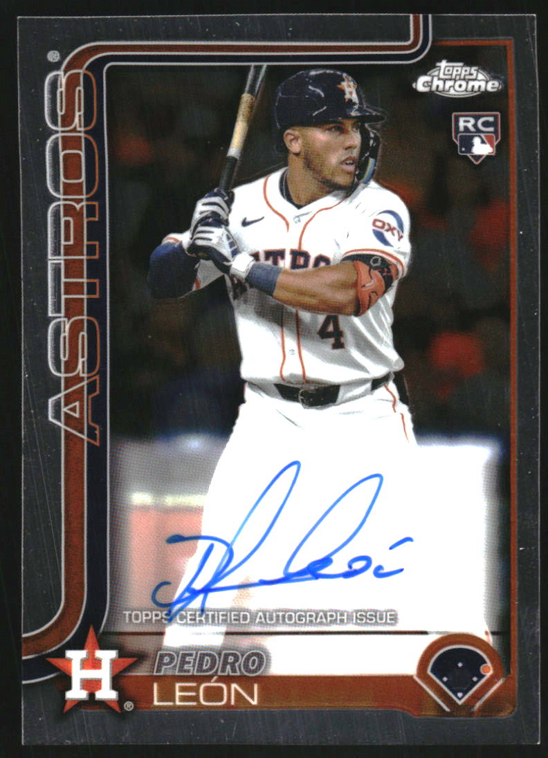 2025 Topps Chrome Rookie Autographs #RAPL Pedro Leon Auto