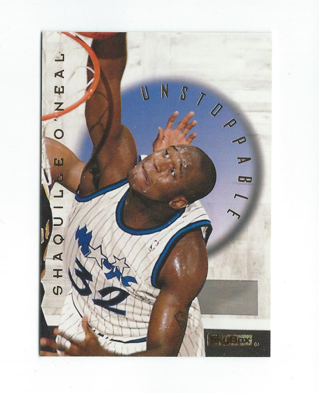 1995-96 E-XL Unstoppable #12 Shaquille O'Neal