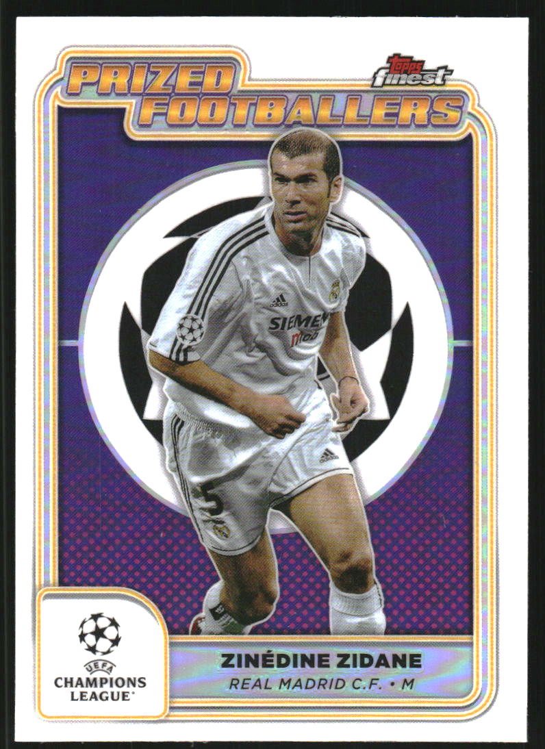 2024 Topps Definitive Collection UEFA CC Legendary Zinedine Zidane