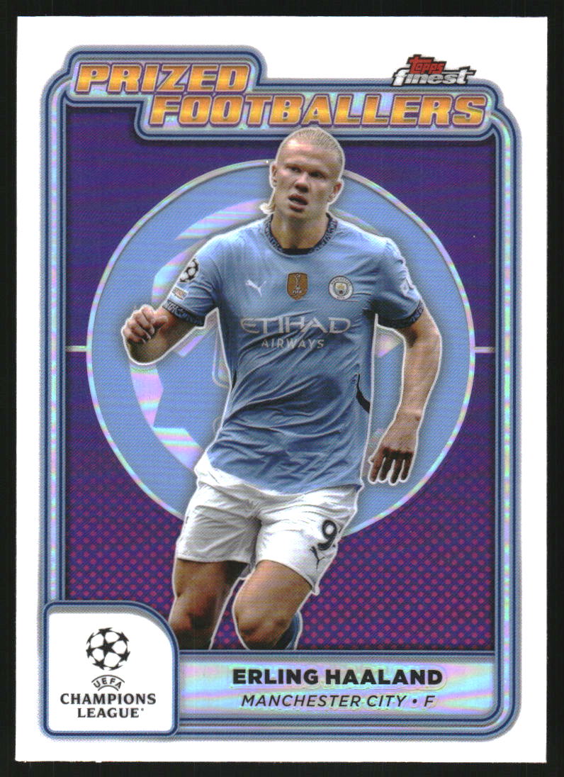 2024 Topps Chrome UEFA Club Competitions Soccer Brush Erling