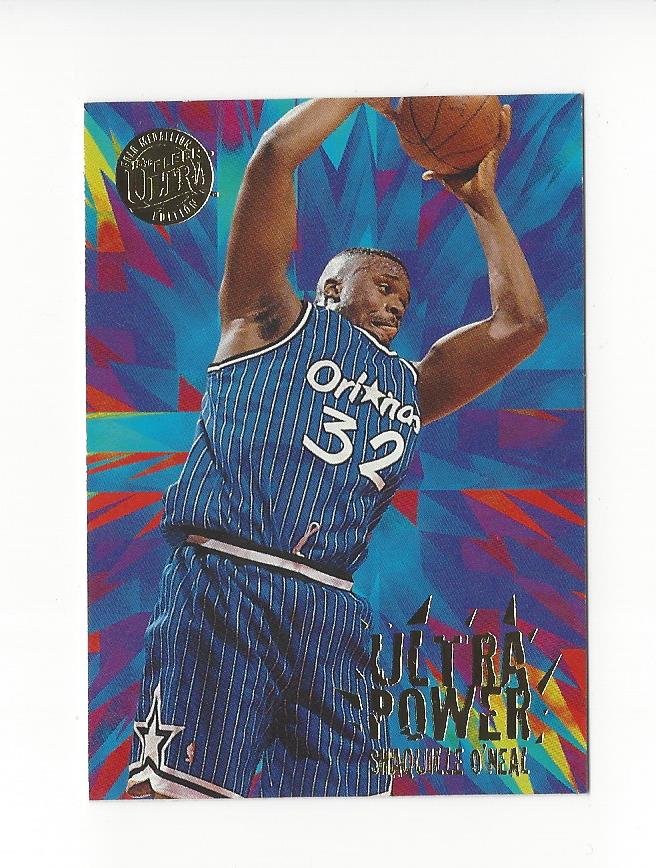 1995-96 Ultra Power Gold Medallion #9 Shaquille O'Neal