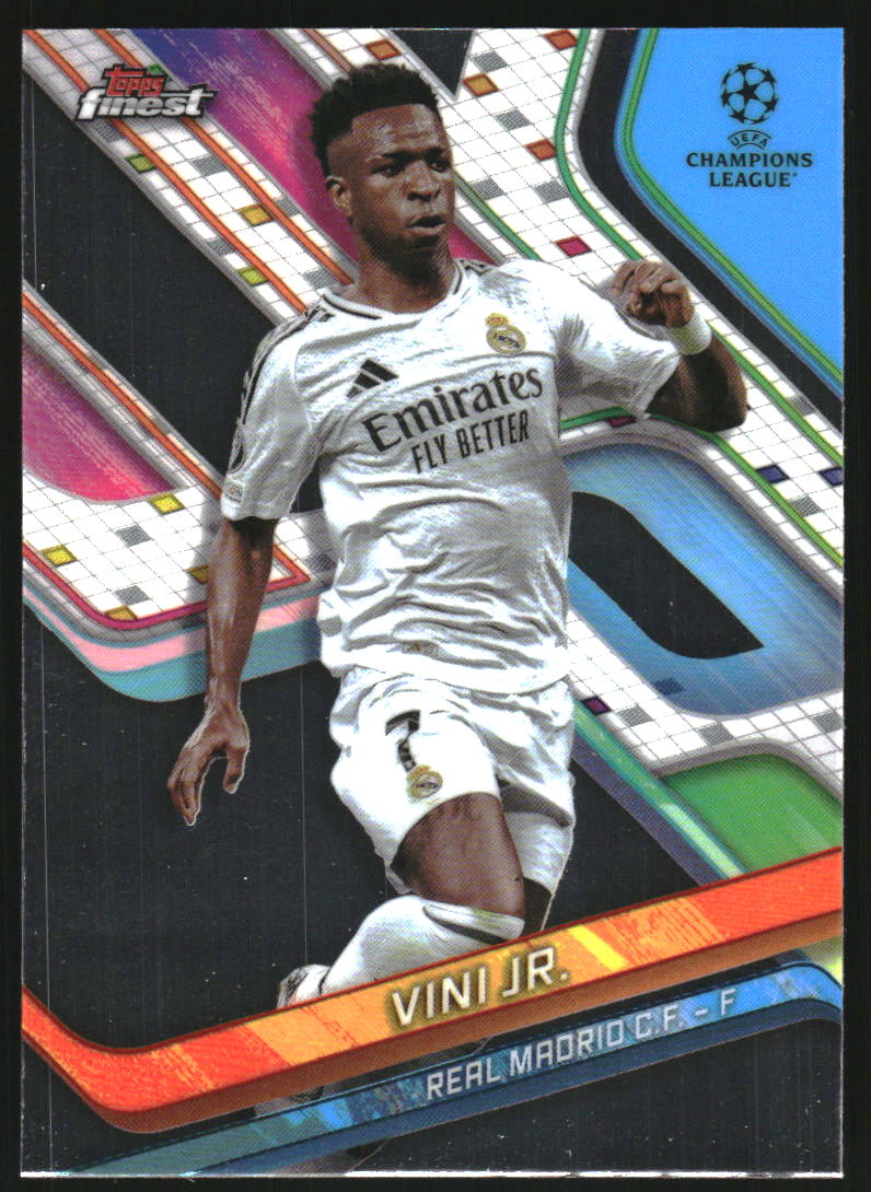 2024 Topps Chrome UEFA Club Competitions Orange Refractor Vini Jr