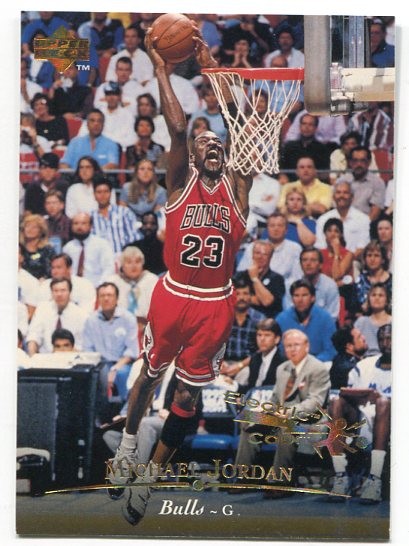 1995-96 Upper Deck Electric Court Gold #23 Michael Jordan - NM-MT