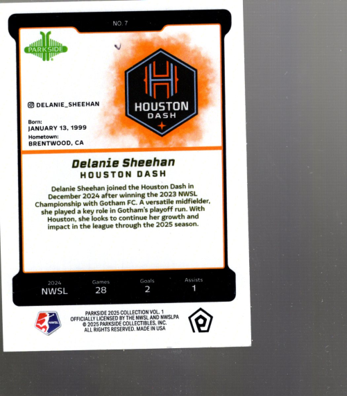 B7097- 2025 Parkside NWSL Soccer Insert Cards -You Pick- 15+ FREE US SHIP - Picture 5 of 32