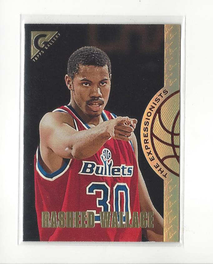 1995-96 Topps Gallery Expressionists #EX8 Rasheed Wallace