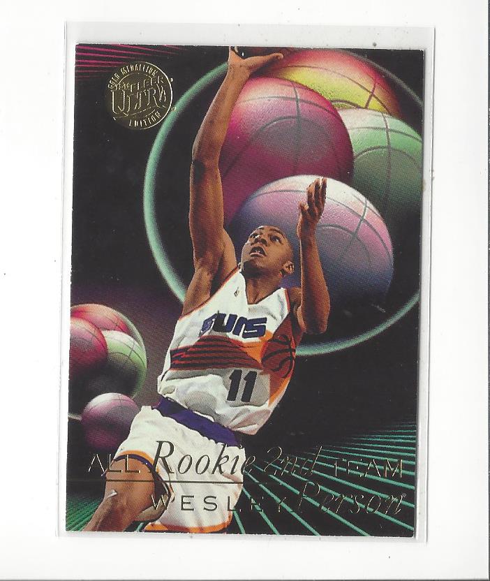 1995-96 Ultra All-Rookie Team Gold Medallion #9 Wesley Person