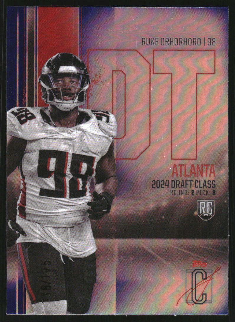 2024 Topps Signature Class Rookies Chrome Indigo Refractors #RCV7 Ruke Orhorhoro