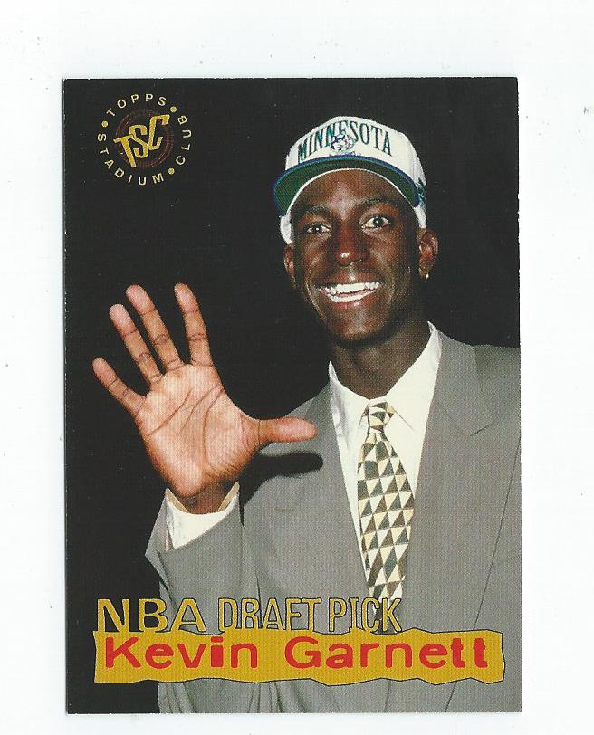 1995-96 Stadium Club Draft Picks #5 Kevin Garnett
