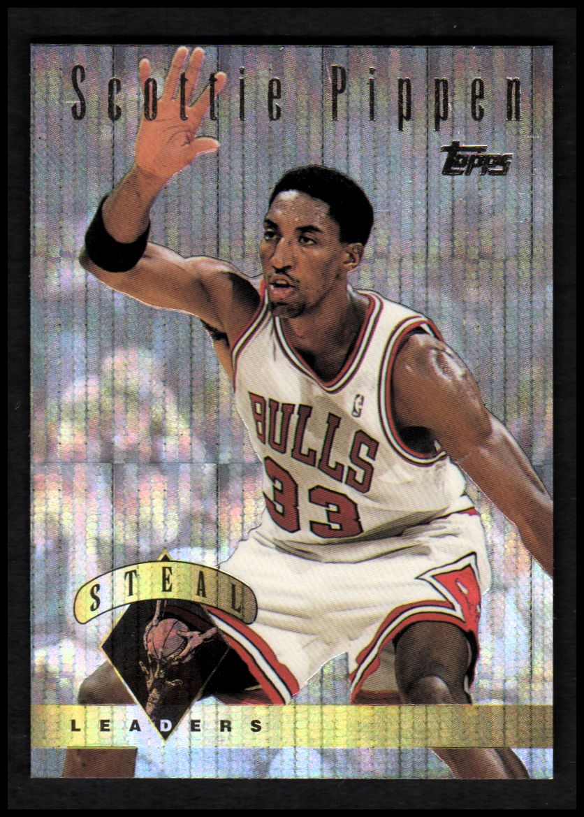 1995-96 Topps Power Boosters #21 Scottie Pippen - NM-MT