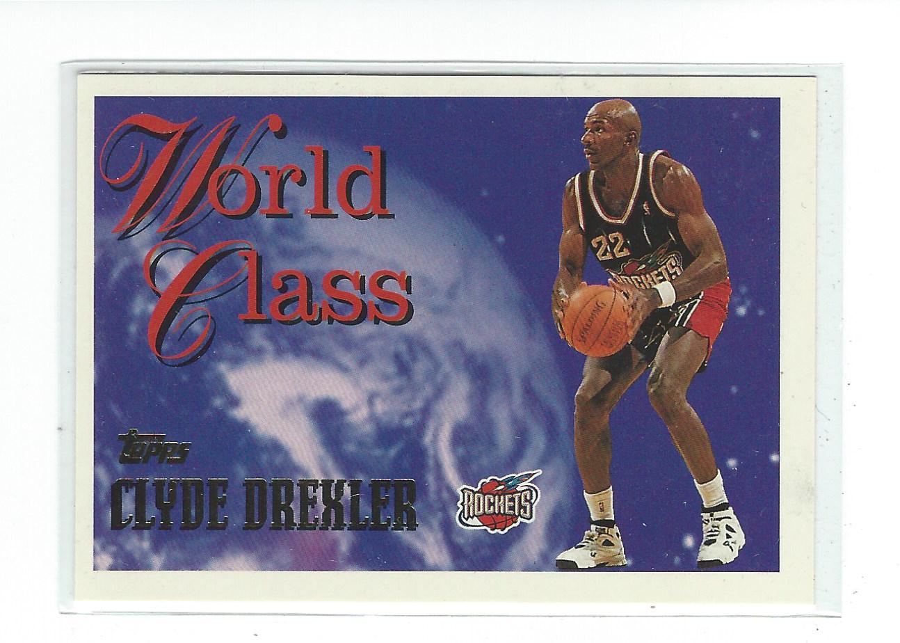 1995-96 Topps World Class #WC10 Clyde Drexler