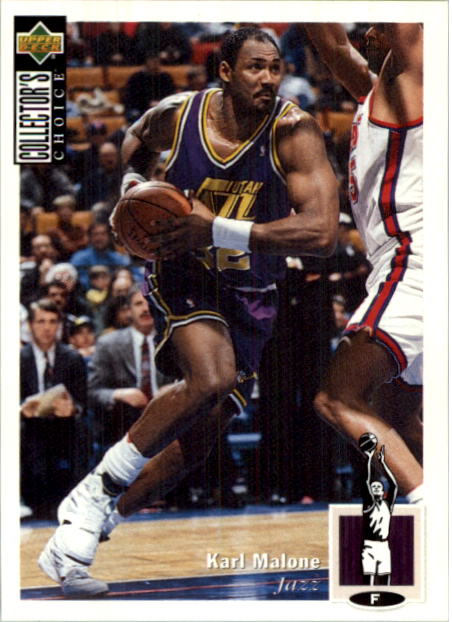 1995-96 Collector's Choice European Stickers #99 Karl Malone
