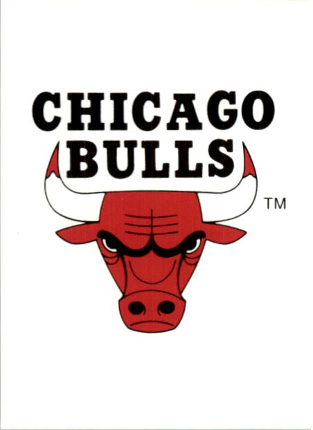1995-96 Collector's Choice European Stickers #119 Chicago Bulls Logo