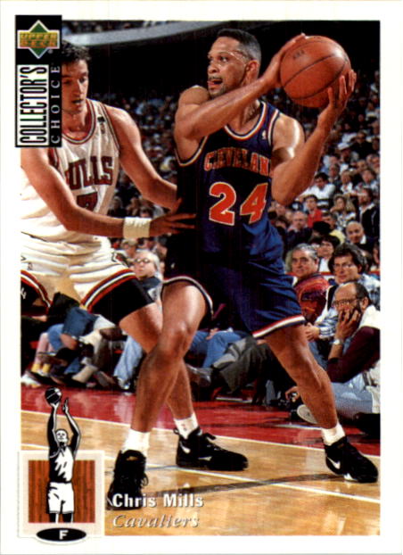 1995-96 Collector's Choice European Stickers #131 Chris Mills