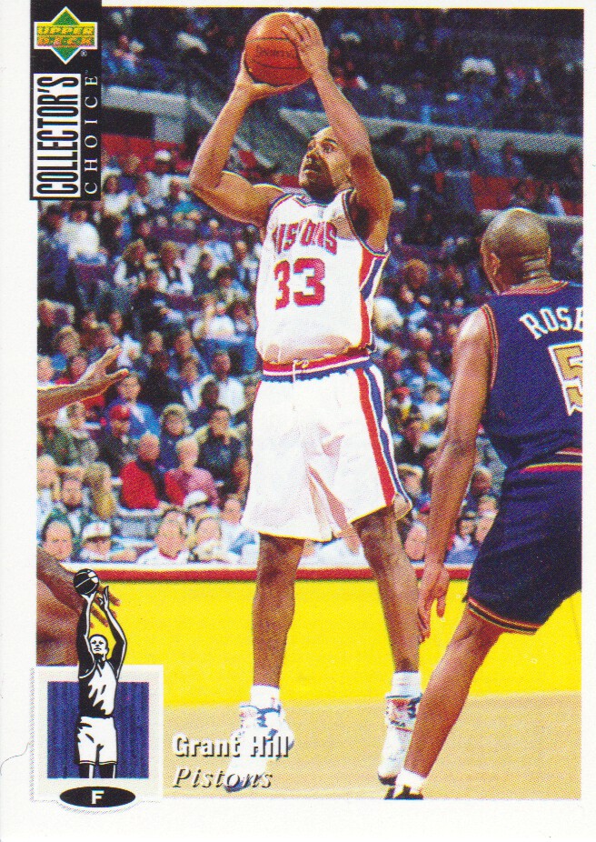 1995-96 Collector's Choice European Stickers #139 Grant Hill