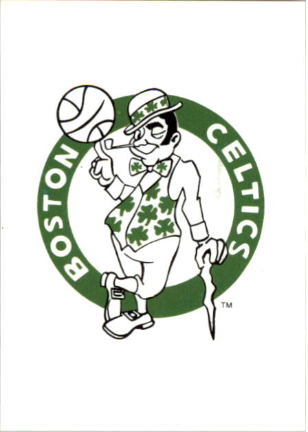 1995-96 Collector's Choice European Stickers #157 Boston Celtics Logo