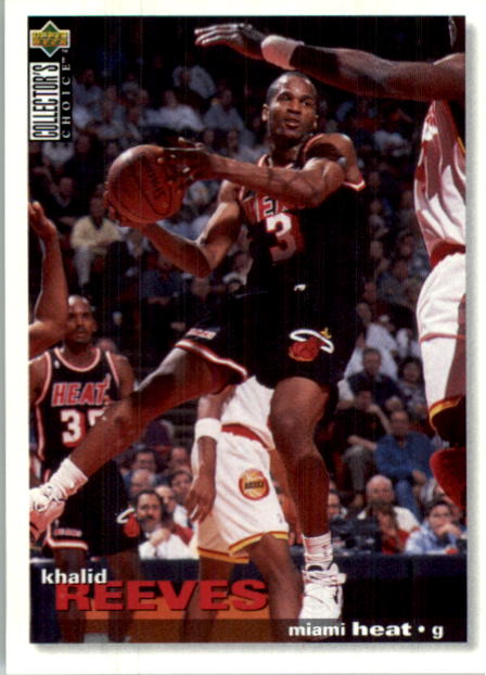 1995-96 Collector's Choice European Stickers #167 Khalid Reeves
