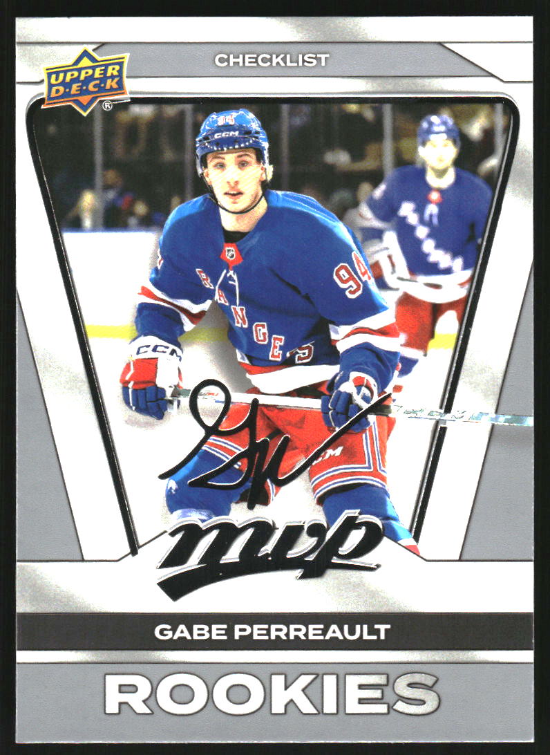 2025-26 Upper Deck MVP Silver Script #250 Gabe Perreault SP CL