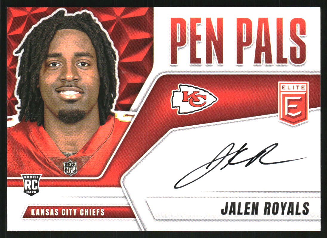 Jalen Royals #34 2025 Donruss Elite Football Pen Pals