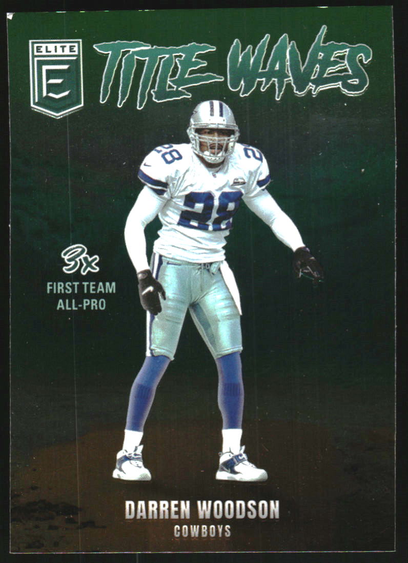 2025 Elite Title Waves Green #3 Darren Woodson