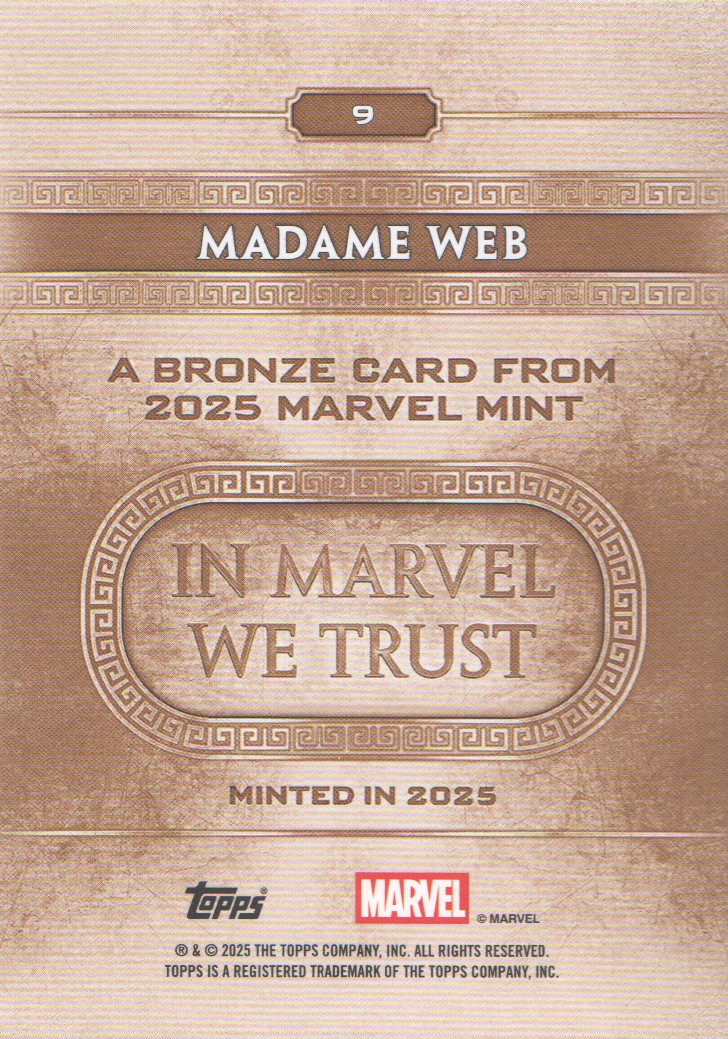2025 Topps Marvel Mint Trading Cards Base: Pick from List (#1-99) - Bild 11 von 105